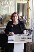 Inauguration Of The Presentation Of The Manuscript Of General De Gaulle