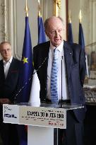 Inauguration Of The Presentation Of The Manuscript Of General De Gaulle
