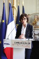 Inauguration Of The Presentation Of The Manuscript Of General De Gaulle