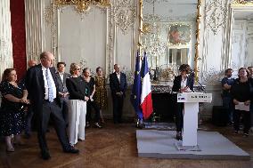 Inauguration Of The Presentation Of The Manuscript Of General De Gaulle