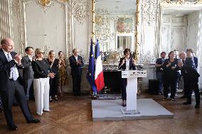 Inauguration Of The Presentation Of The Manuscript Of General De Gaulle