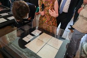 Inauguration Of The Presentation Of The Manuscript Of General De Gaulle
