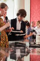 Inauguration Of The Presentation Of The Manuscript Of General De Gaulle