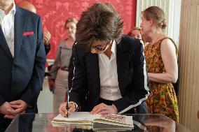 Inauguration Of The Presentation Of The Manuscript Of General De Gaulle