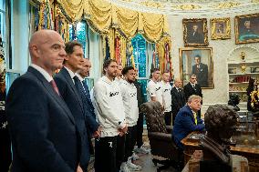 President Trump Holds a Meeting with Members of the Juventus Soccer Club