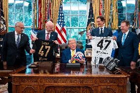President Trump Holds a Meeting with Members of the Juventus Soccer Club