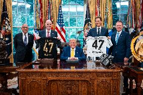 President Trump Holds a Meeting with Members of the Juventus Soccer Club