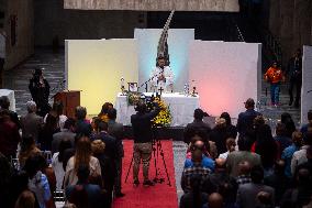 Colombian Congress Holds a Mass for Senator Miguel Uribe Turbay