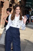 Allison Williams At Stephen Colbert - NYC