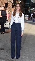 Allison Williams At Stephen Colbert - NYC