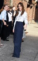 Allison Williams At Stephen Colbert - NYC