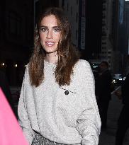 Allison Williams At Stephen Colbert - NYC
