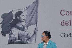 Mexico’s President Claudia Sheinbaum Holds Briefing Conference - Mexico