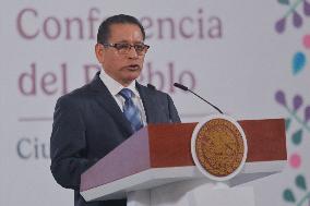 Mexico’s President Claudia Sheinbaum Holds Briefing Conference - Mexico