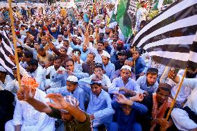 Pakistan Rally Supports Palestinian Cause - Hyderabad City