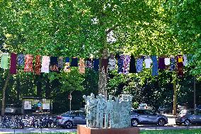 Thinking of You Installation by Alketa Xhafa Mripa - Strasbourg