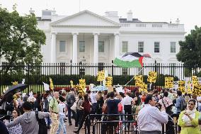 Protest against possible U.S. involvement in Iran-Israel conflict