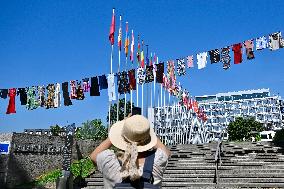 Thinking of You Installation by Alketa Xhafa Mripa - Strasbourg