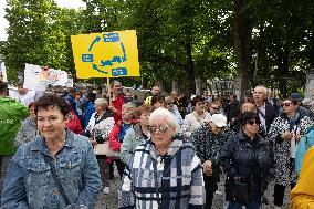 The Centre Party protest