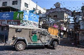 Nablus Israeli Soldiers Explode Blacksmith Shop - West Bank