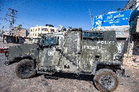 Nablus Israeli Soldiers Explode Blacksmith Shop - West Bank