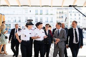 Bruno Retailleau at Gare du Nord Against Illegal Immigration - Paris