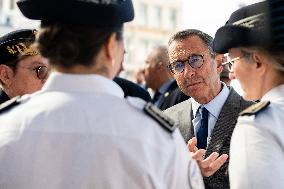 Bruno Retailleau at Gare du Nord Against Illegal Immigration - Paris