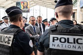 Bruno Retailleau at Gare du Nord Against Illegal Immigration - Paris