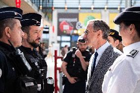 Bruno Retailleau at Gare du Nord Against Illegal Immigration - Paris