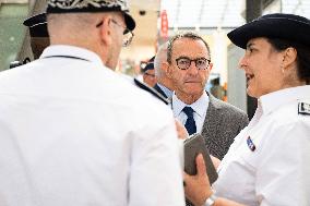 Bruno Retailleau at Gare du Nord Against Illegal Immigration - Paris