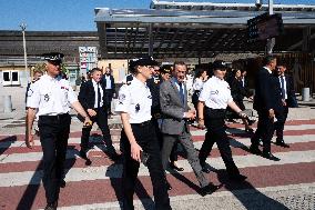 Bruno Retailleau at Gare du Nord Against Illegal Immigration - Paris