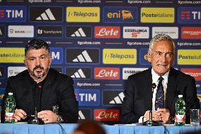 CALCIO - Altro - Press Conference Gennaro Gattuso new CT Italy