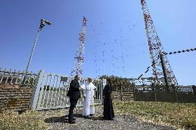 Pope Leo XIV Visits Vatican Radio Transmission Center