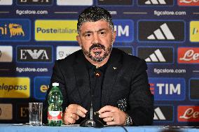 CALCIO - Altro - Press Conference Gennaro Gattuso new CT Italy