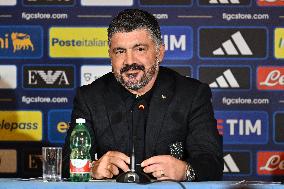 CALCIO - Altro - Press Conference Gennaro Gattuso new CT Italy