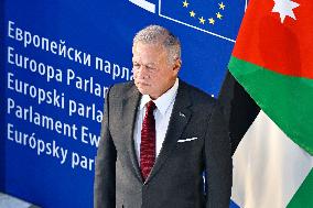 King Abdullah II At European Parliament - Strasbourg