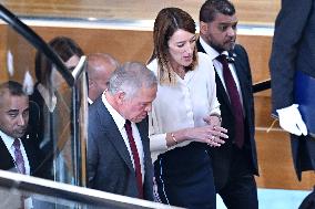 King Abdullah II At European Parliament - Strasbourg