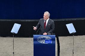 King Abdullah II At European Parliament - Strasbourg