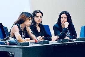 France Insoumise Holds Press Conference at European Parliament - Strasbourg