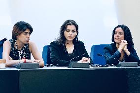 France Insoumise Holds Press Conference at European Parliament - Strasbourg