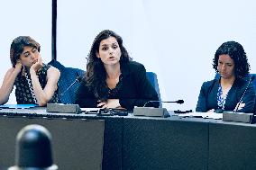 France Insoumise Holds Press Conference at European Parliament - Strasbourg