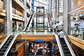 The European Parliament in Strasbourg during the parliamentary session