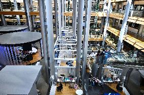 The European Parliament in Strasbourg during the parliamentary session