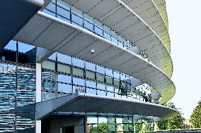 The European Parliament in Strasbourg during the parliamentary session