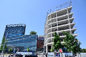 The European Parliament in Strasbourg during the parliamentary session