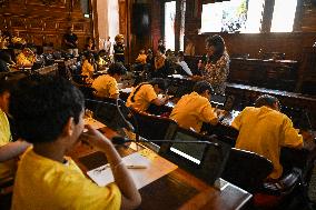 Tour de France dictation at the City Hall in Paris - FA