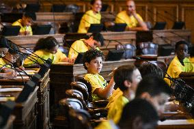 Tour de France dictation at the City Hall in Paris - FA