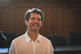 Tour de France dictation at the City Hall in Paris - FA