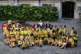 Tour de France dictation at the City Hall in Paris - FA