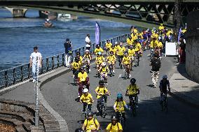 Tour de France dictation at the City Hall in Paris - FA